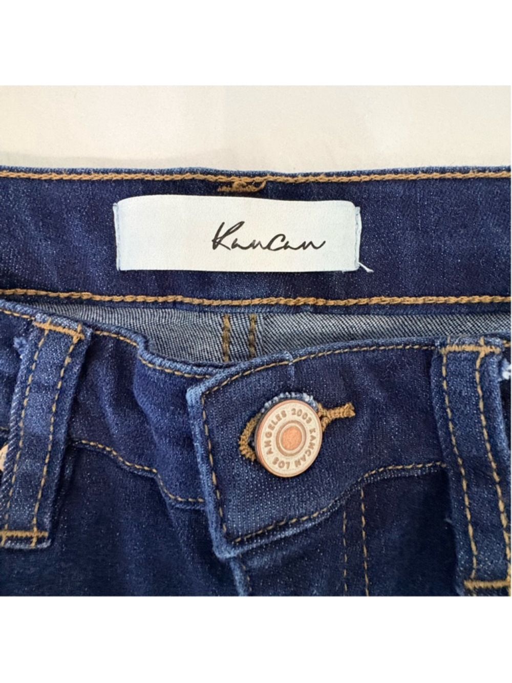 #339 KanCan Lexington High Rise Skinny Jeans Sz 5/26 Dark Wash EUC - Picture 11 of 12